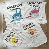 Футболки Фемілі Лук Family Look для всієї родини Акули Push IT