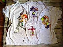 Футболки Фемілі Лук Family Look для всієї родини Багз Банні Push IT