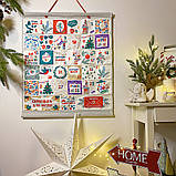 Новорічний адвент-календар з кишеньками, комплект із завданнями на 31 день, фото 6