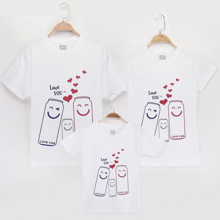 Футболки Фемілі Лук Family Look для всієї родини "Love you" Push IT