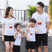 Футболки Фемілі Лук Family Look для всієї родини "Мишки" Push IT