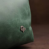 Шкіряна сумочка унісекс GRANDE PELLE 11572 Зелений, фото 9