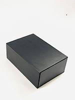 Подарочная коробка черная на магните большая 38х28х15см