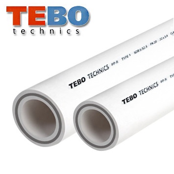 Поліпропіленова труба TEBO Fiber 25х4,2 (біла), фото 1