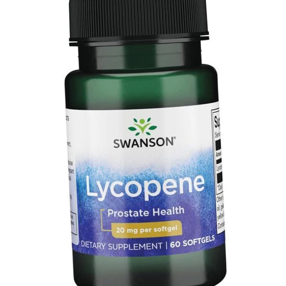 Лікопін Swanson Lycopene 20 mg 60 гельових капсул