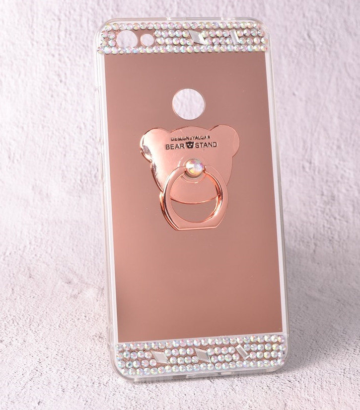 Чохол-накладка TPU Luxury Bear rose gold для Xiaomi Redmi Note 5A Prime, фото 1