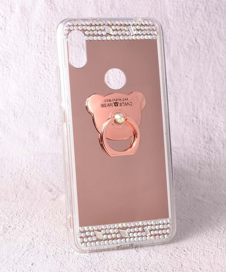 Чохол-накладка TPU Luxury Bear rose gold для Xiaomi Redmi S2