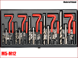 Набір інструменту для ремонту різі M5-M12 Yato YT-1763