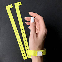 Виниловые контрольные браслеты на руку одноразовый пластиковый браслет для контроля