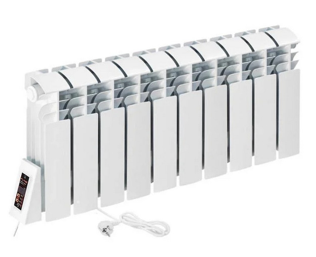 Електрорадіатор EraFlyme Mini 10L секцій з програматором, 990 Ват, лівий