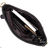 Жіноча компактна сумка зі шкіри 20415 Vintage Чорна, фото 5