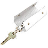 Шкіряна універсальна ключниця GRANDE PELLE 11346 Білий, фото 4