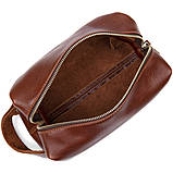 Шкіряна чоловіча сумочка GRANDE PELLE 11418 Коричневий, фото 3
