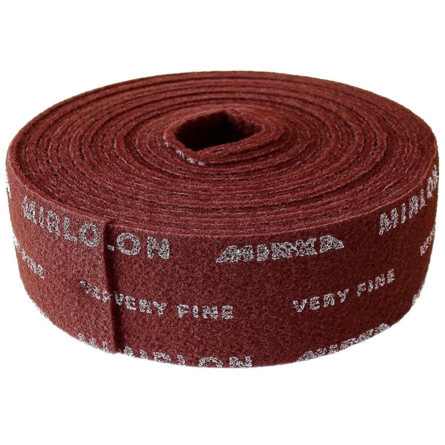 Скотч-брайт у рулоні Mirka Mirlon VF 360 115 мм x 10 м червоний