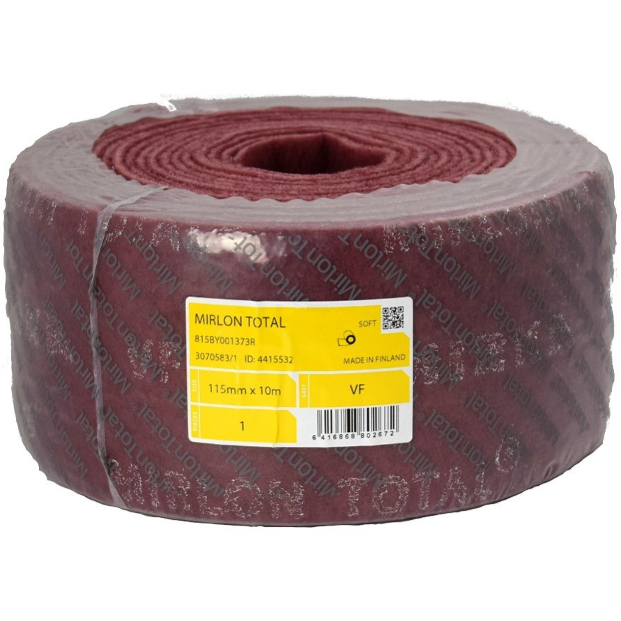 Скотч-брайт у рулоні Mirka Mirlon Total VF 360 115 мм x 1 м (10м в рул), фото 1