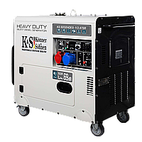 Генератор дизельний Könner&Söhnen KS 9202HDES-1/3 ATSR Макс..потужність (230В) 6.5 кВт Макс. потужність(400В) 7.5