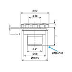 Форсунка пилососна Flexinox 87198052, під лайнер, фото 2