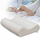 Ортопедична подушка з ефектом пам'яті 50x29x10/7см, Memory Foam Pillow / Подушка ортопедична для сну, фото 3
