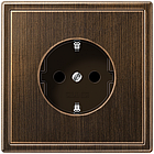 Вимикачі і розетки JUNG серія LS метал латунь, фото 2