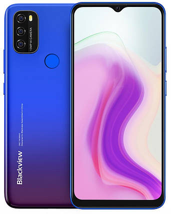 Смартфон Blackview A70 3/32GB Twilight Blue UA UCRF Гарантія 12 місяців, фото 2