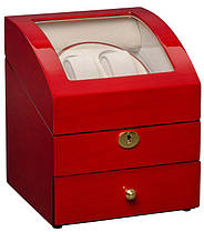 Шкатулка для підзаводу годинників, тайммувер для 2-х годинників Rothenschild RS-721-CC, фото 2