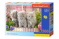 Пазл Castorland Три серых котят, 300 эл.