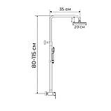 Душова колона зі змішувачем Cron Hansberg 003-J (CR0188), фото 2