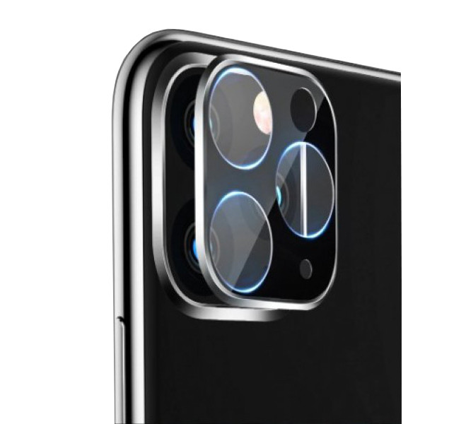 Захисне скло на камеру для iPhone 11 Pro чорне