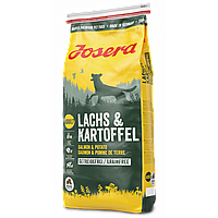 Сухой беззерновой корм Josera Lachs and Kartoffel для пожилых собак с лососем и картофелем 15КГ