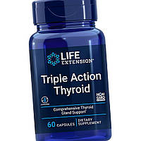 Вітаміни для щитовидної залози Life Extension Triple Action Thyroid caps 60