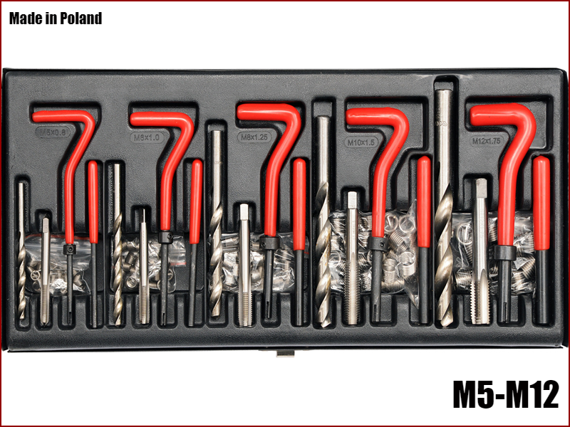 Набір для ремонту різі M5-M12 Yato YT-1763