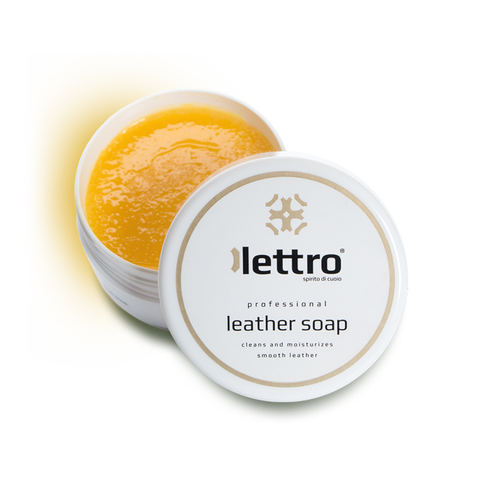 Професійне мило з гліцерином для чищення шкіри Lettro leather soap 100 мл, фото 1