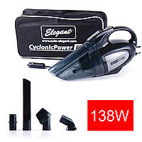 Автопилосос Сухе+Вологе прибирання 138W "Elegant 100235 Cyclonic Power система 2х фільтрів/дод.насад