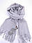 Теплий кашеміровий шарф, фото 2