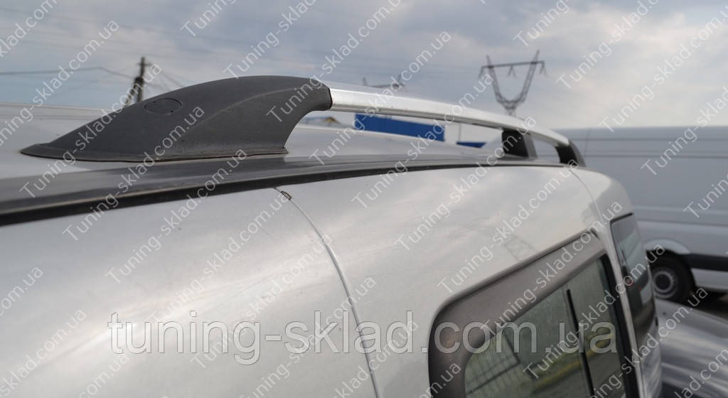 Оригинальные рейлинги Фиат Добло 1 (рейлинги на крышу Fiat Doblo 1 концевик.АВС) - фото 2 - id-p158460388