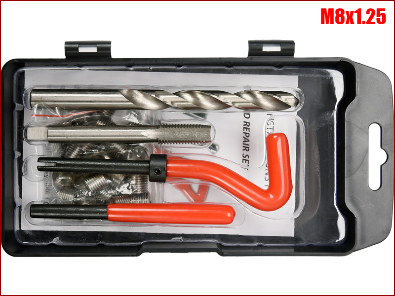 Набір для ремонту різьблення М8х1.25 Yato YT-17633