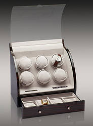 Шкатулка для підзаводу годинників, тайммувер для 6-и годинників Rothenschild RS-326-6-E