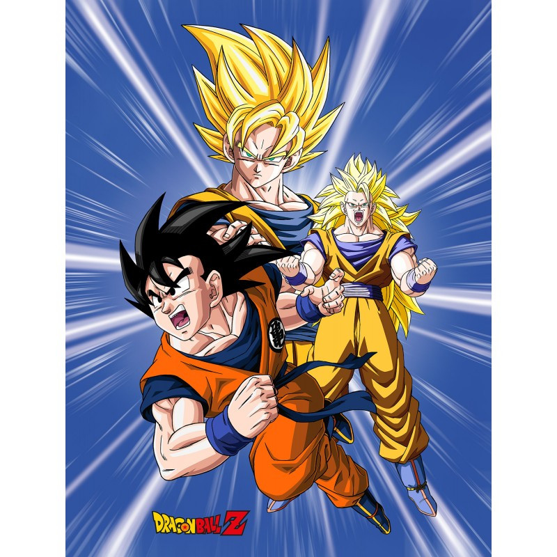 Дитячий флісовий плед аніме Dragon Ball - Перлини Дракона (Драгонбол) - 130х170 см