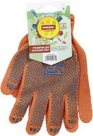 Рабочие перчатки трикотажные с ПВХ точкой Reis RT1249-4-OR, оранжевого цвета (siz-001) 10