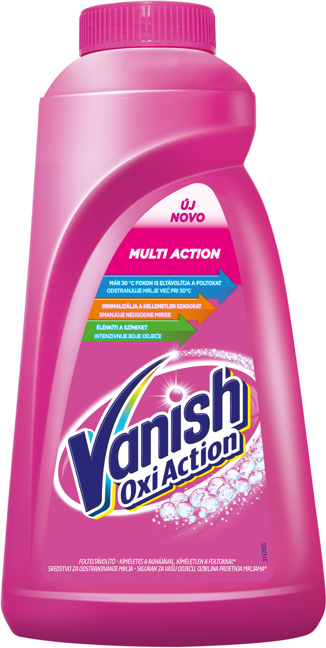 Пятновыводитель жидкий для цветных тканей Vanish Oxi Action 1 л ваниш ...