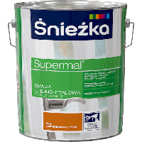 Эмаль маслянно фталевая Sniezka Supermal ОРАНЖЕВАЯ 10л F550