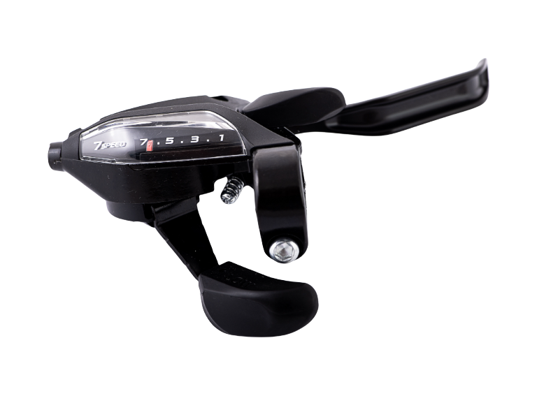 Переключатель велосипедный Shimano комплект (прав+лев) EF-500-21S (3х7 ск) моноблок - фото 9 - id-p1509728261