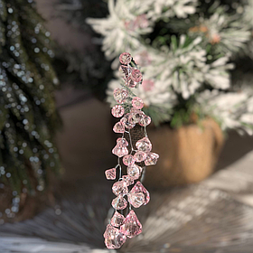 Підвісний декор з кристалів 29см,