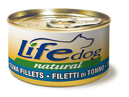 Консерва для собак класу холистик LifeDog Tuna 90g,ЛайфДог 90гр Тунець