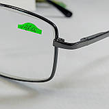 +4.0 Готові окуляри для зору скло в металевій оправі РМЦ 68мм, фото 3