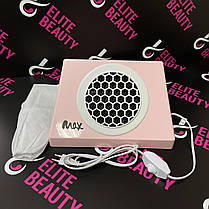 Витяжка манікюрна MAX рожева 100 Вт, фото 3