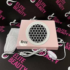 Манікюрна витяжка MAX Ultimate 100W (рожева)