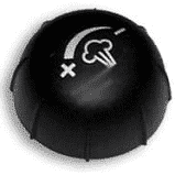 Ручка крана вода/пар для кавоварок DeLonghi 5532109600 PR1