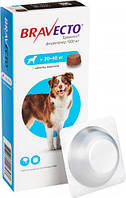 Бравекто Bravecto для собак весом от 20 до 40 кг таблетки от блох и клещей, 1табл