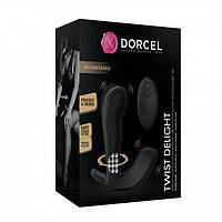 Анально-вагінальний стимулятор із перлиновим масажем Dorcel Twist Delight